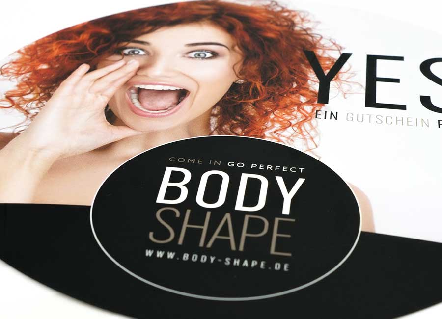 Printmaterialien für das Beautystudio Body Shape by Immagine Werbeagentur und Webagentur München