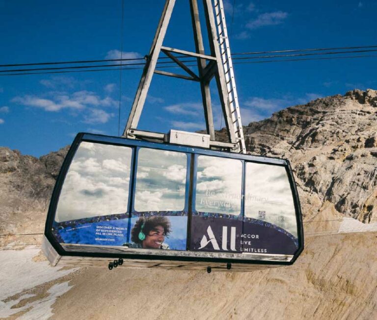 Gondelplakatierung für ALL Accor by Immagine Werbeagentur und Webagentur München