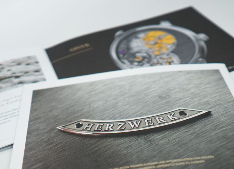 Imagefolder HerzWerk Uhrenmanufaktur by Immagine Werbeagentur München