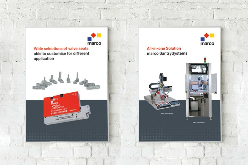 Messe Poster für die marco Systemanalyse und Entwicklung GmbH by Immagine Werbeagentur und Webagentur München