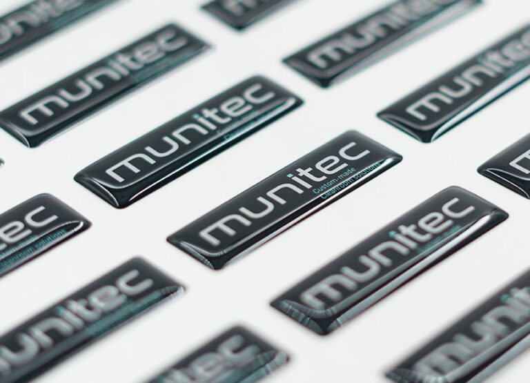 munitec Gel Sticker by Immagine Werbeagentur und Webagentur München