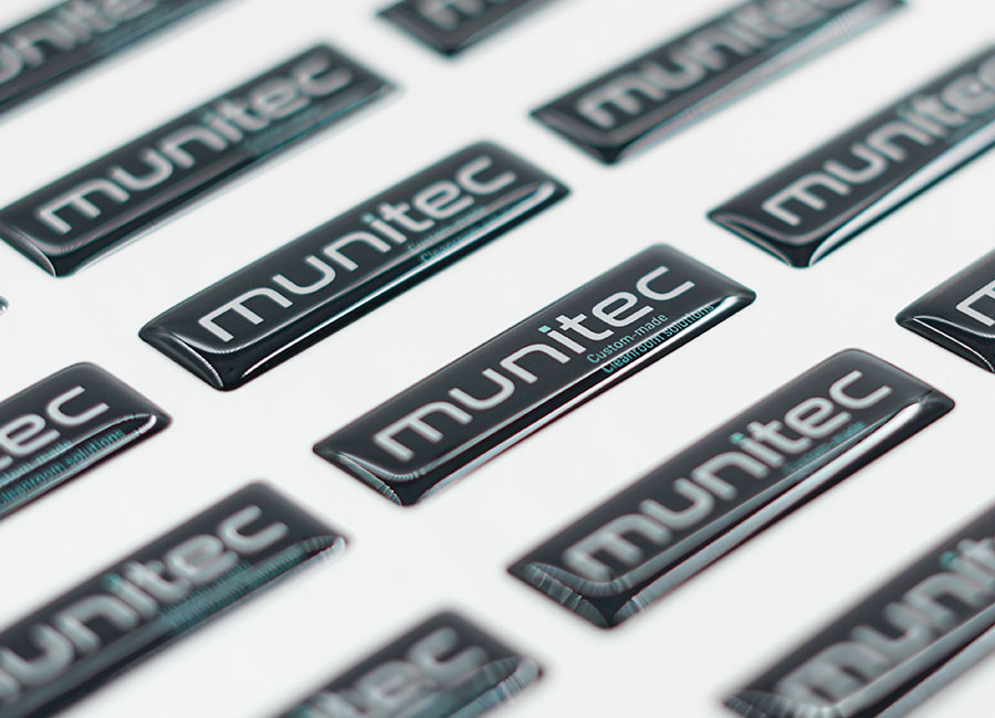 munitec Gel Sticker by Immagine Werbeagentur und Webagentur München