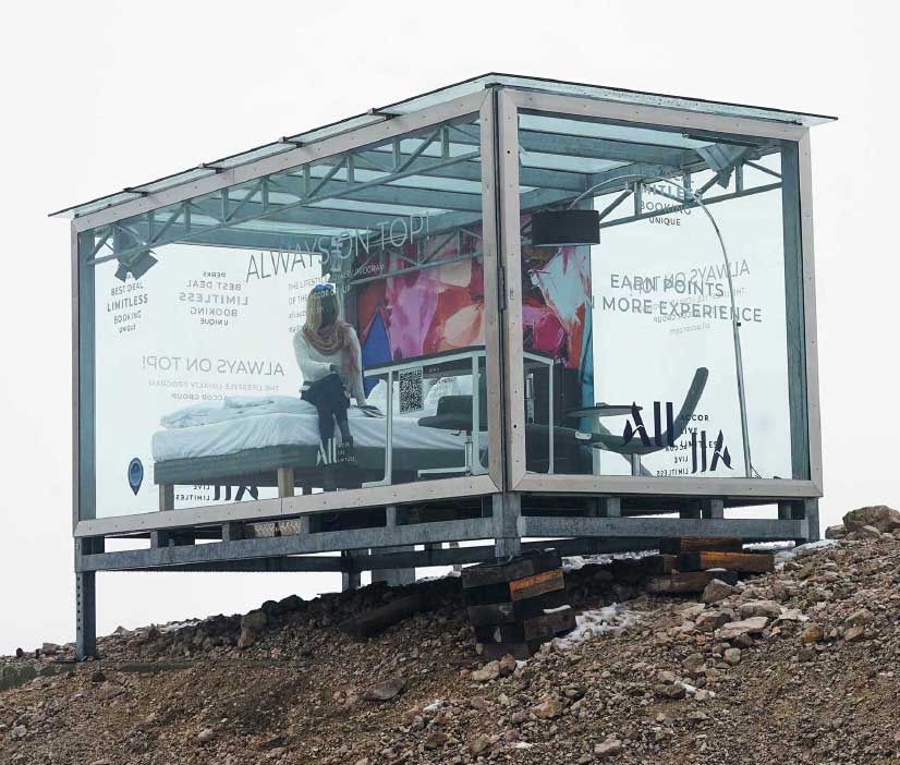 Zimmer auf Zugspitze, mit realisiert durch Immagine Werbeagentur und Webagentur München